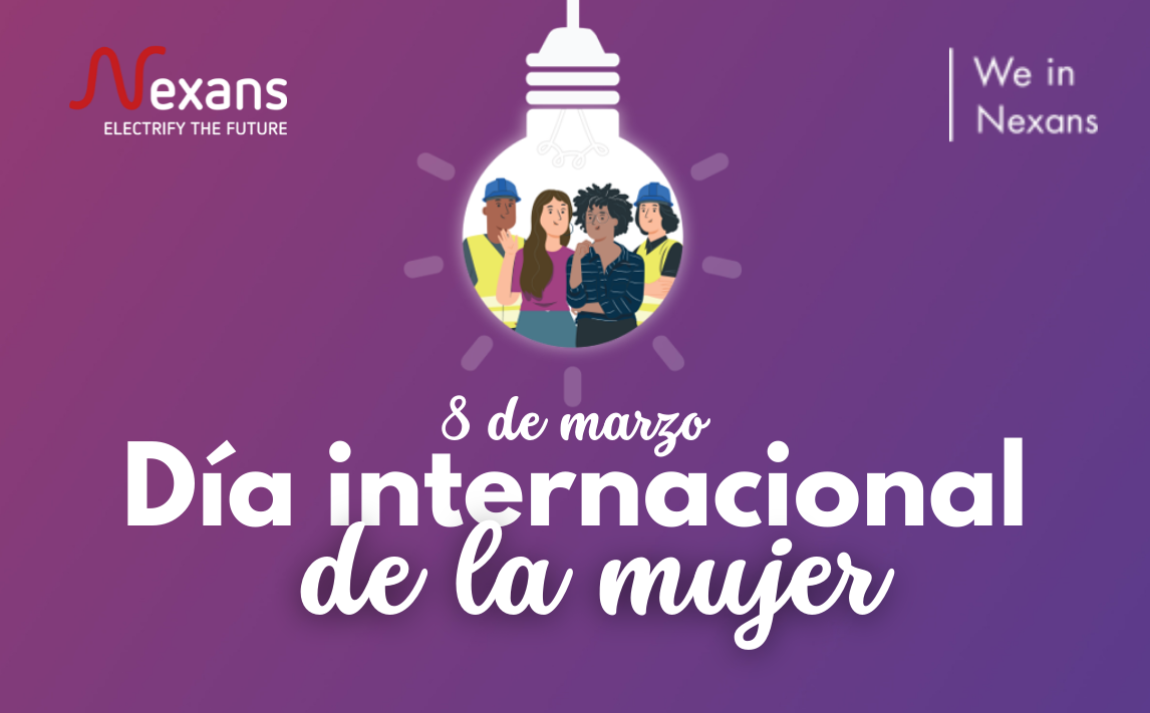 Cover morada día internacional de la mujer Nexans Iberia