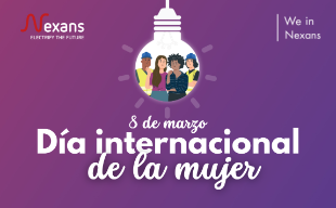 Cover morada día internacional de la mujer Nexans Iberia