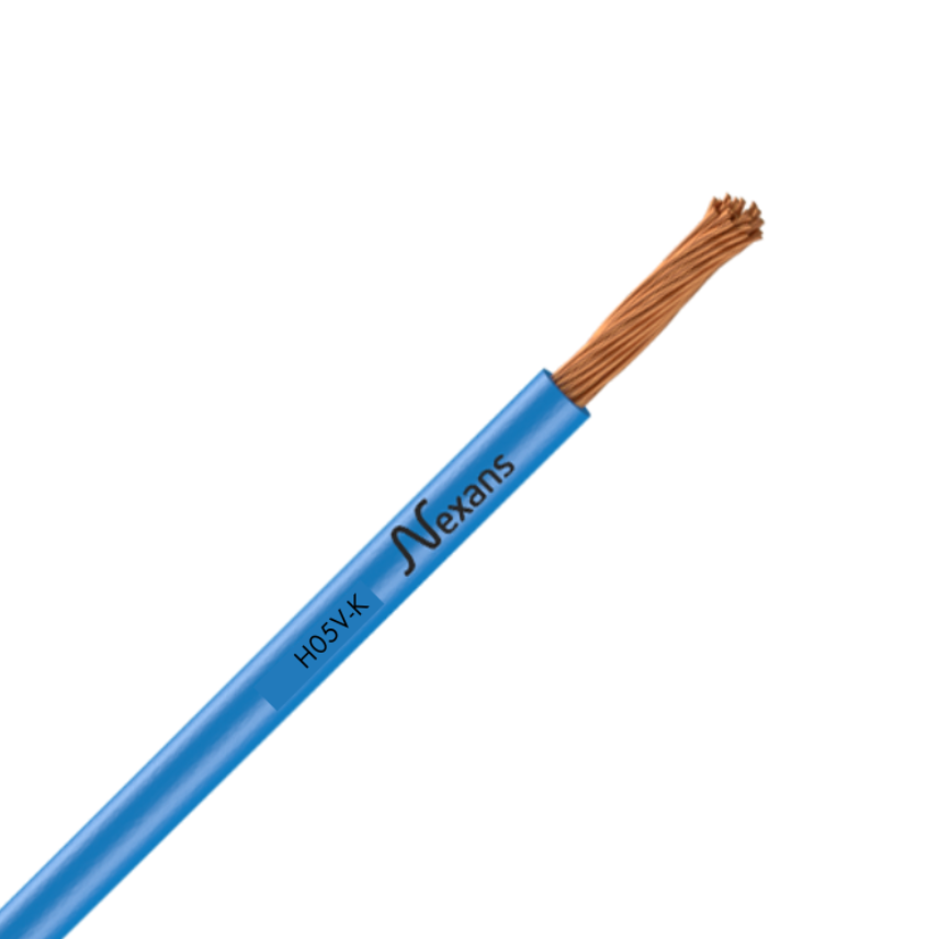 Nexans PASSEO H05V-K, 1x1mm², Azul, R200