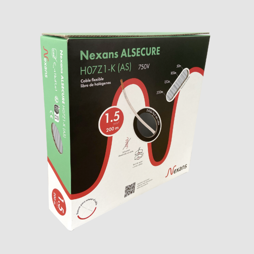 Nexans H07Z1-K Easybox 1x1.5 White 200m