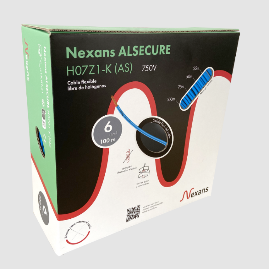 Nexans H07Z1-K Easybox 1x6 Blue 100m