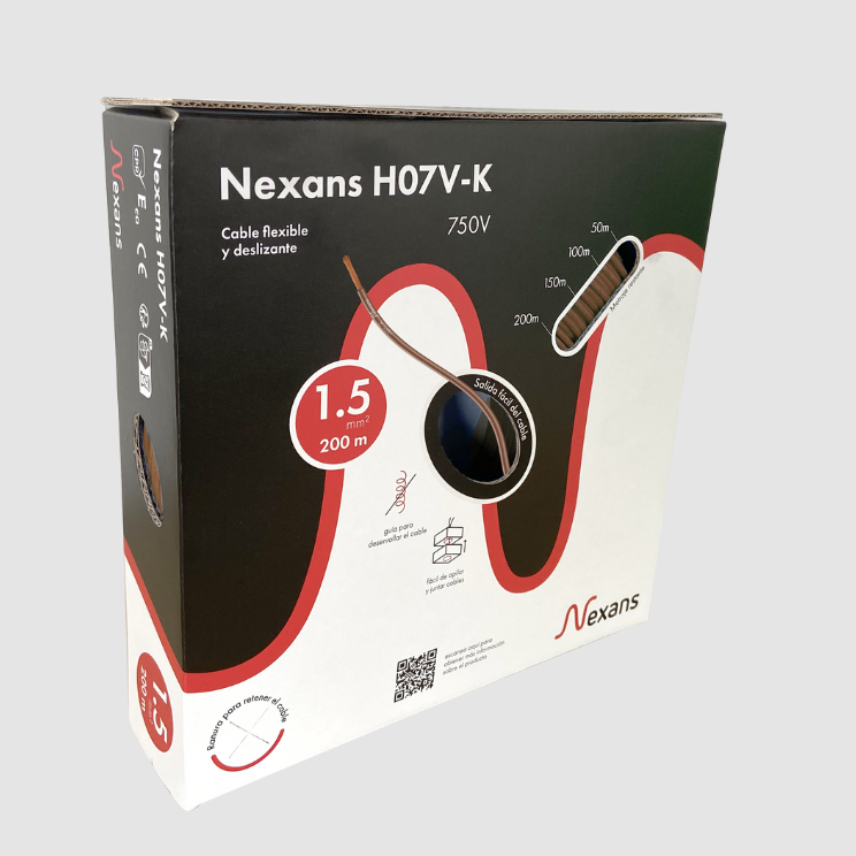 Nexans H07V-K Easybox 1x1.5 Brown 200m