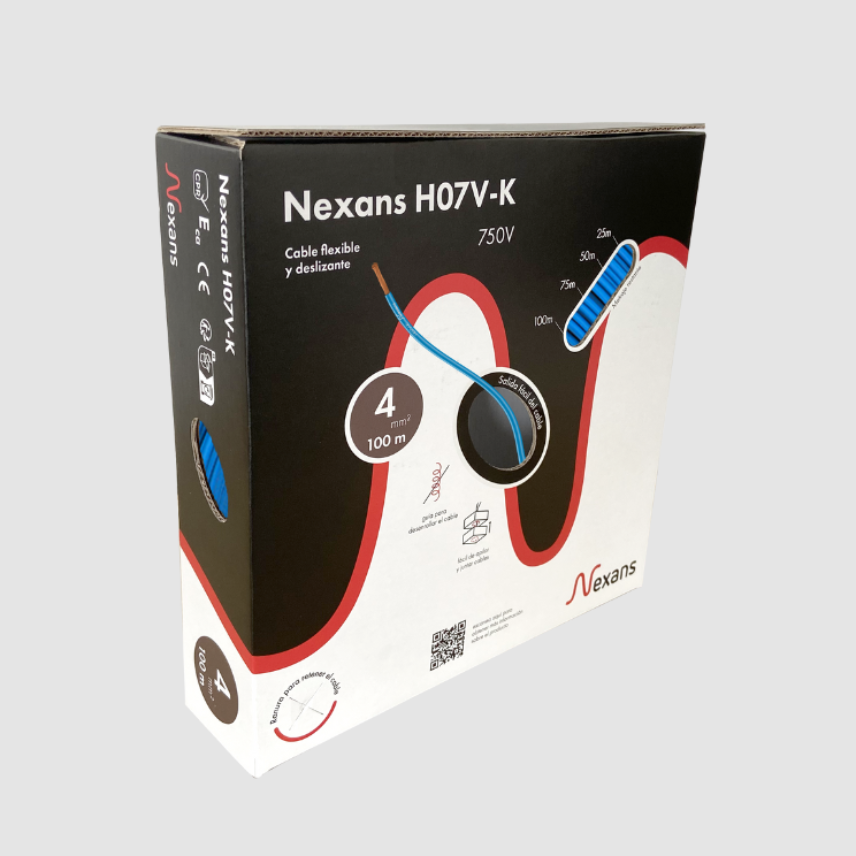 Nexans H07V-K Easybox 1x4 Blue 100m