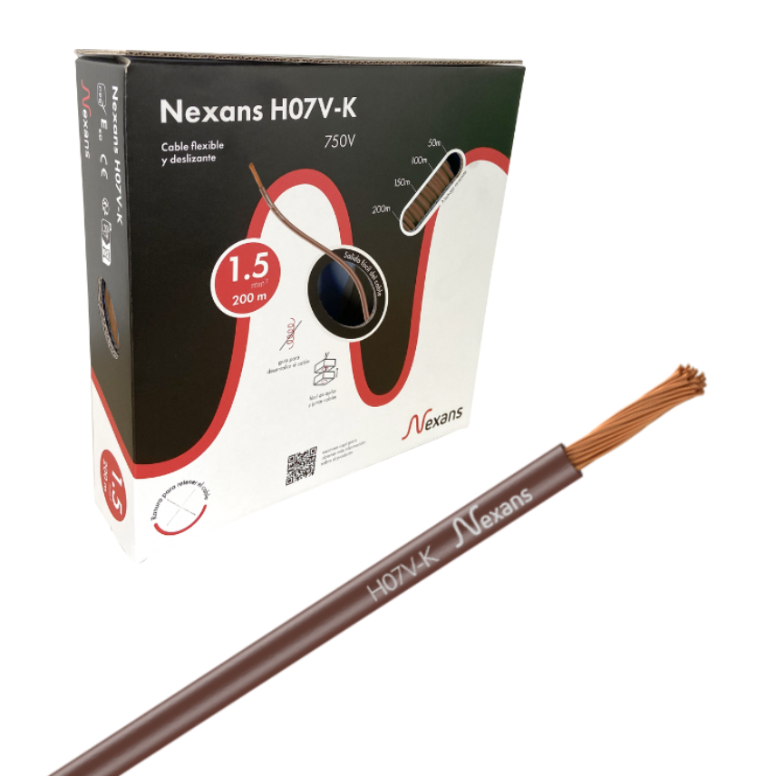 Nexans H07V-K Easybox 1x1.5 Brown 200m