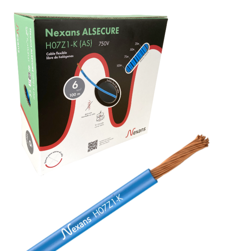 Nexans H07Z1-K Easybox 1x6 Blue 100m