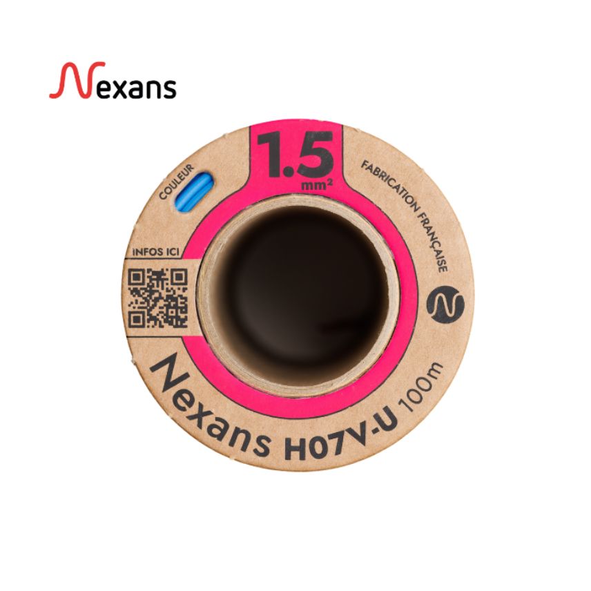 Nexans H07V-U MOBIWAY POP 1x1.5 azul R100