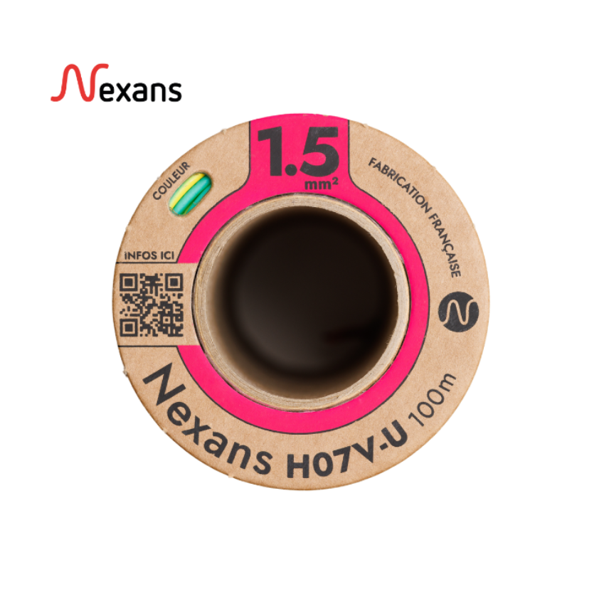 Nexans H07V-U MOBIWAY POP 1G1.5 amarillo/verde R100