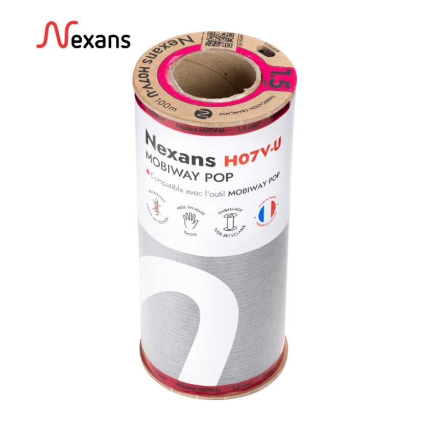 Nexans H07V-U MOBIWAY POP 1x1.5 negro R100