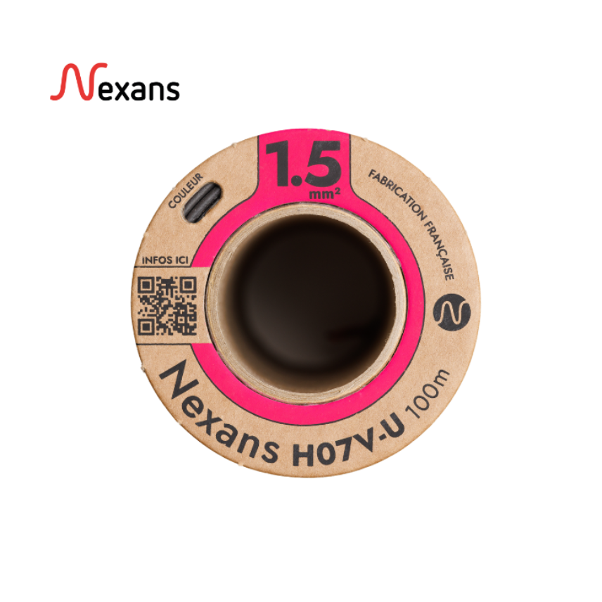 Nexans H07V-U MOBIWAY POP 1x1.5 negro R100