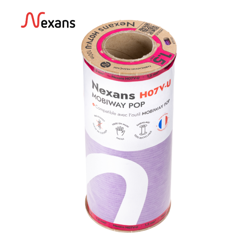 Nexans H07V-U MOBIWAY POP 1x1.5 violeta R100