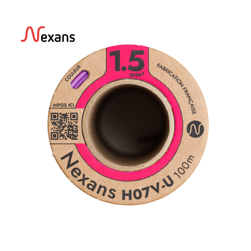 Nexans H07V-U MOBIWAY POP 1x1.5 violeta R100