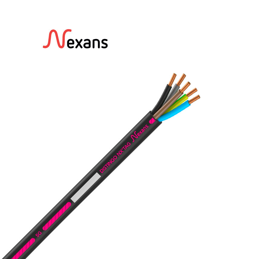 Nexans U-1000 R2V DISTINGO NX'TAG™ 5G1.5 D500m