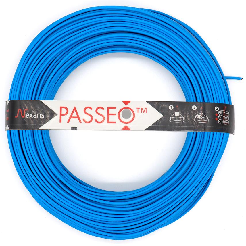 Nexans H07V-U PASSEO 1X2.5 BLUE C100m
