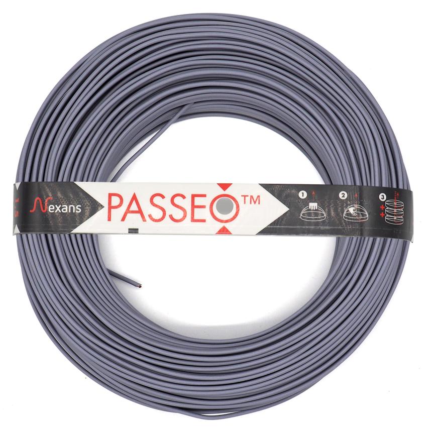 H07V-U PASSEO 1x1.5 GRIS R100